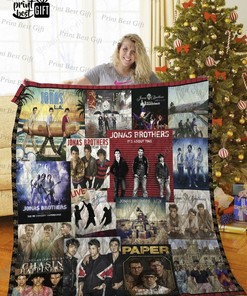 Jonas Brothers Albums Cover Poster Quilt Bedding Set Blanket Bedroom Decor, Gifts for Family