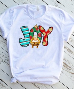 Joy Manger Scene Christmas T-Shirt - Peace Love Miracle Sublimation Tee