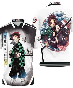 Kamado Tanjiro Anime Kimetsu No Yaiba Polo shirt