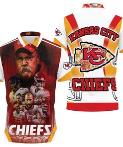 Kansas City Chefs Logo Afc West Division Champions Super Bowl 2021 3D Polo Shirt