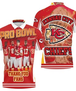 Kansas City Chiefs 2021 Super Bowl Afc West Division Pro Bowl 3D Polo Shirt