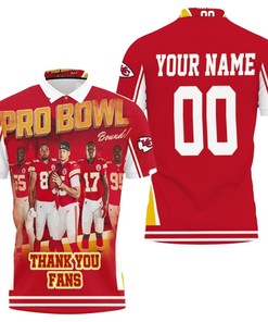 Kansas City Chiefs 2021 Super Bowl Afc West Division Pro Bowl Personalized Polo shirt