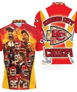 Kansas City Chiefs Champions Afc West Division Super Bowl 2021 3D Polo Shirt