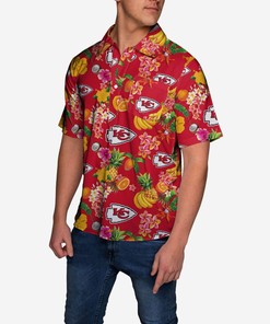 Kansas City Chiefs Fruit Flair Short Sleeve Polo Shirt
