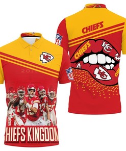 Kansas City Chiefs Kingdom Afc West Division Champions Division Super Bowl 2021 3D Polo Shirt