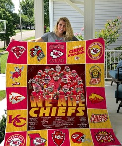 Kansas City Chiefs Personalized Quilt Bedding Set - Great for Bedroom Decoration and Gifts for Fans