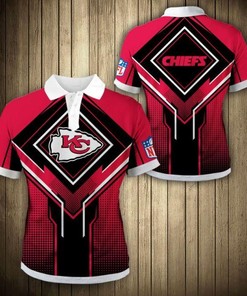 Kansas City Chiefs Square Lattice Polo Shirt Gift for NFL Fans