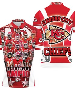 Kansas City Chiefs Super Bowl 2021 Champions Afc West Division For Fans 3D Polo Shirt