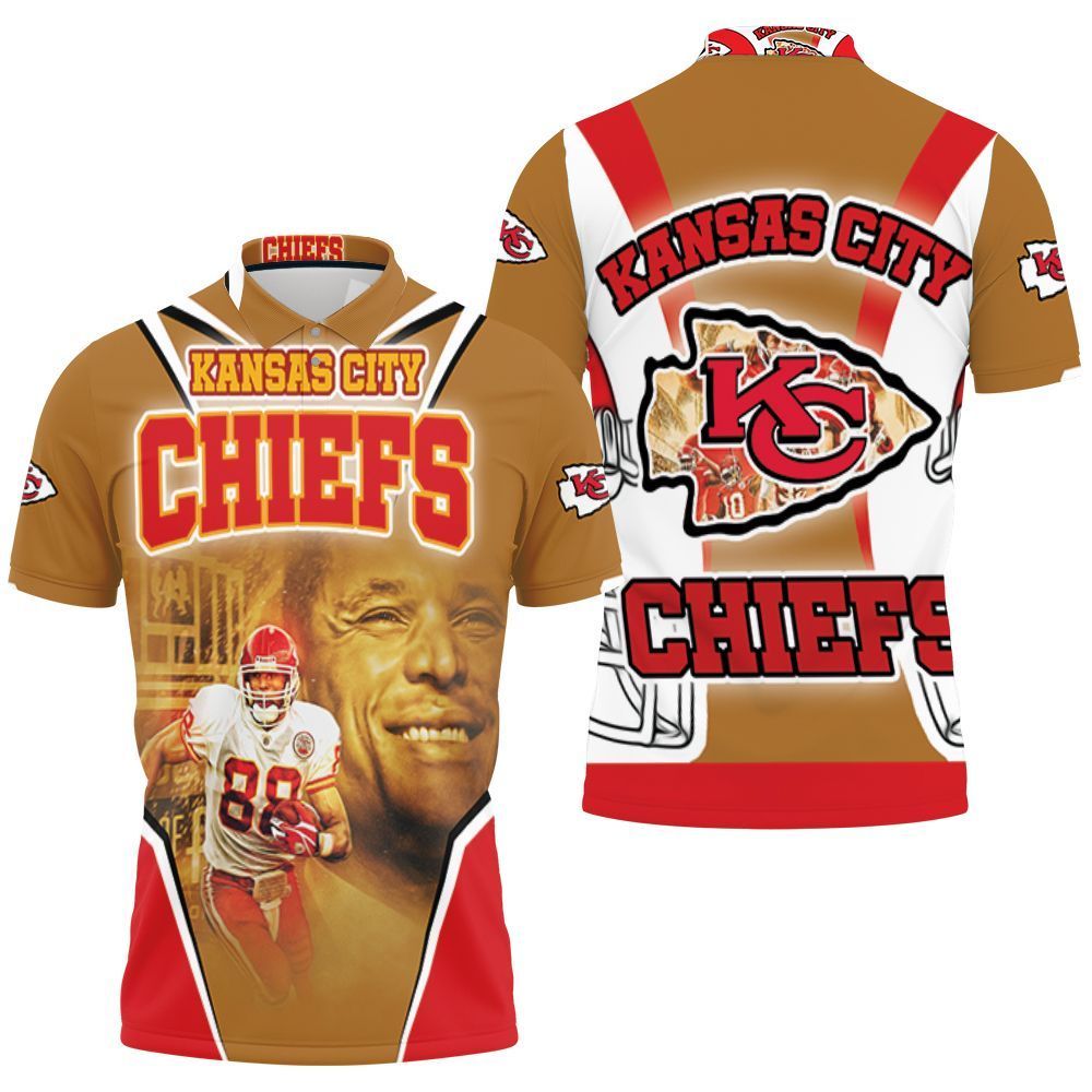 Kansas City Chiefs Tony Gonzalez 88 For Fans 3D Polo Shirt