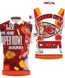 Kansas City Chiefs We Are Super Bowl Bound 2021 West Division Champions 3D Polo Shirt