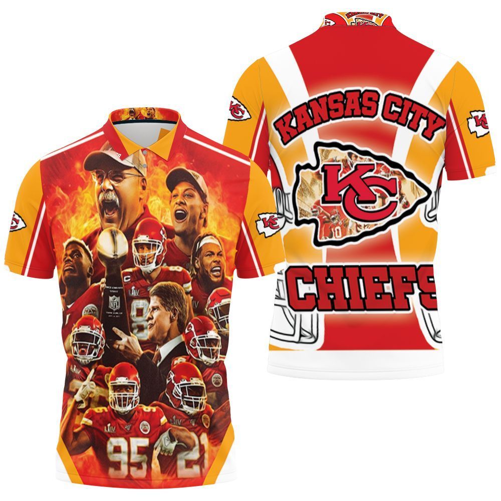 Kansas City Chiefss Member Afc West Division Super Bowl 2021 3D Polo Shirt