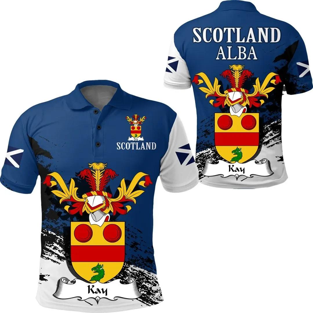Kay Scottish Family Crest Scotland Special Polo Shirt - Golf Shirt