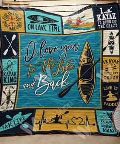 Kayak Personalized Quilt Bedding Set Blanket for Home Decoration and Family Gift Ideas
