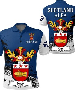 Keen Scottish Family Crest Scotland Special Polo Shirt - Golf Shirt