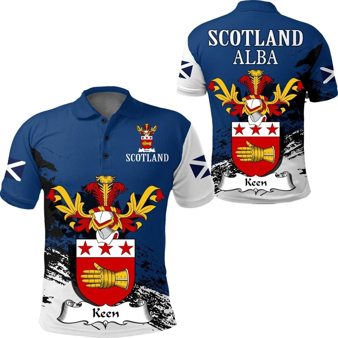 Keen Scottish Family Crest Scotland Special Polo Shirt - Golf Shirt