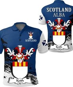 Keith Scottish Family Crest Scotland Special Polo Shirt - Golf Shirt