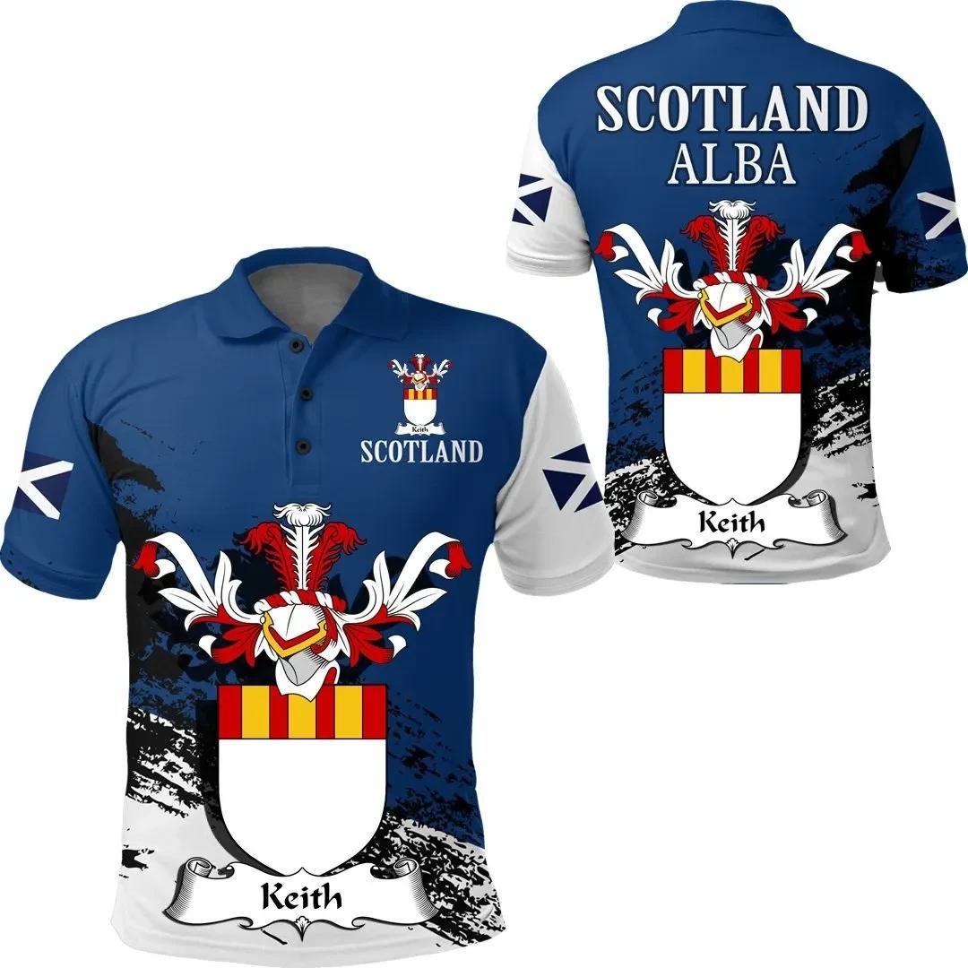 Keith Scottish Family Crest Scotland Special Polo Shirt - Golf Shirt