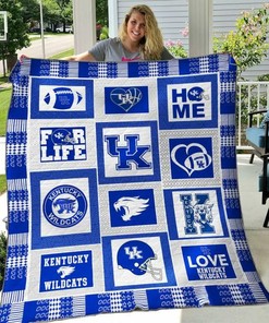 Kentucky Wildcats Quilt Bedding Set Blanket Limited Quilt Bedding Set Blanket
