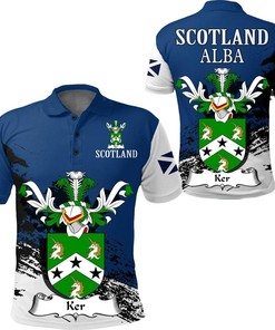 Ker Scottish Family Crest Scotland Special Polo Shirt - Golf Shirt