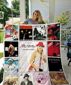 Kid Rock Personalized Quilt Blanket Bedding Set for Fans and Home Decoration