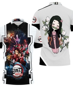 Kimetsu No Yaiba Tanjiro And Nezuko And Zenitsu And Inosuke Polo shirt