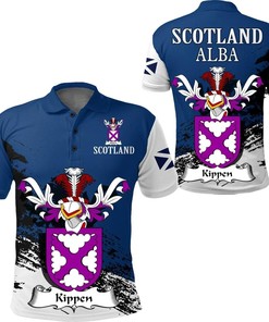 Kippen Scottish Family Crest Scotland Special Polo Shirt - Golf Shirt
