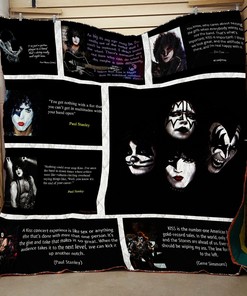 Kiss Band Quilt Bedding Set Bedroom Decor Gifts for Fans