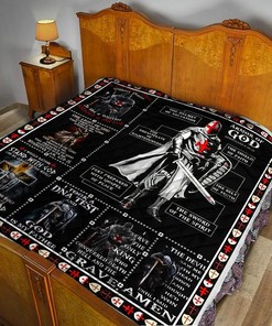 Knight Templar Like Personalized Quilt Bedding Set for Bedroom Decor and Family Gifts