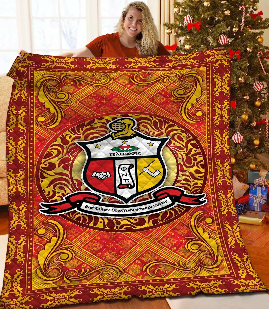 Knights Templar Quilt Bedding Set for picnics and Home Decoration, Perfect for Family Gift