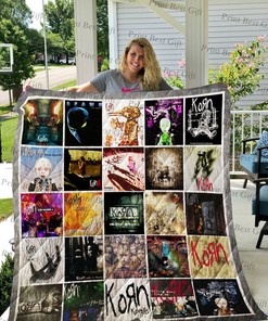 Korn Albums Cover Poster Quilt Bedding Set for Personalized Home Decor and Family Gifts