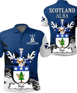 Kyd Scottish Family Crest Scotland Special Polo Shirt - Golf Shirt