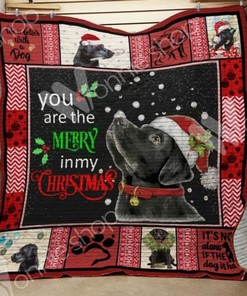 Labrador Retriever Christmas Quilt Bedding Set Perfect for Home Decor and Family Gifts