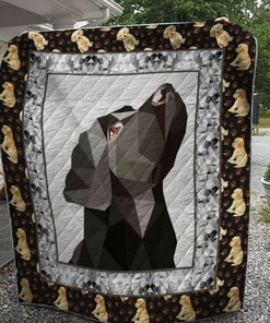 Labrador Retriever Quilt Bed Set Blanket for Home Decoration, Great Gifts for Family