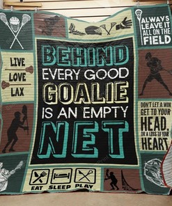 Lacrosse Always Leave It All On The Field Quilt Bedding Set Blanket Gifts For Lacrosse Lover