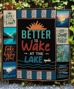Lake Quilt Bedding Set Bedroom Decor, Gifts for Family