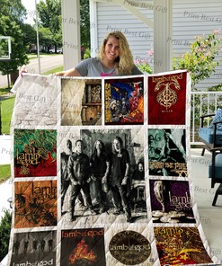 Lamb Of God Album Poster Quilt Bedding Set - Perfect for Bedroom Decor and Gifts for Fans