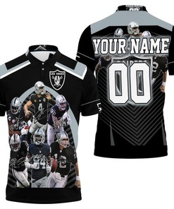Las Vegas Raiders 3D Personalized Polo Shirt All-Over Print
