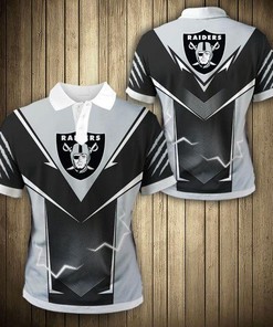Las Vegas Raiders Flame Polo Shirt
