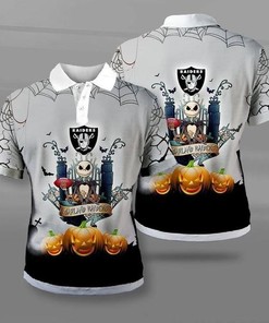 Las Vegas Raiders Halloween Polo Shirt