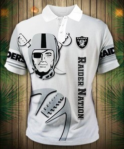 Las Vegas Raiders Zigzag Casual Polo Shirt