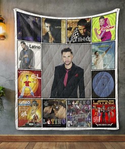 Latino Album Covers Personalized Quilt Blanket Bedding Set for Bedroom Decor and Family Gifts