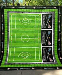 Lax Court Quilt Blanket Bedding Set for Home Decor and Picnics, Great Gifts for Fans and Family