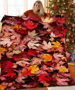 Leaves Quilt Bedding Set Bedroom Decor, Gifts for Family