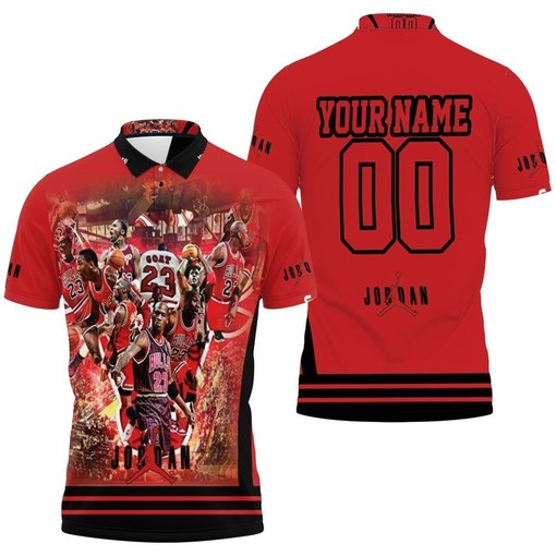 Legend Chicago Bulls 23 Michael Jordan Personalized Polo Shirt