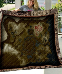Legend Of Zelda Art Quilt Bedding Set - Personalized Bedroom Decor for Fans and Family Gifts