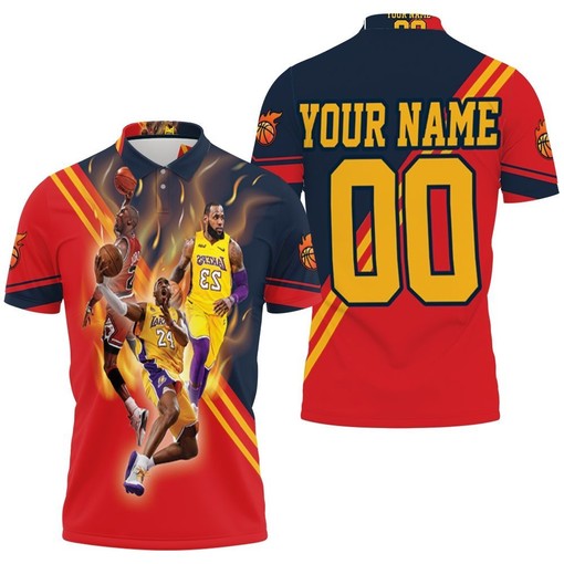 Legends Of Nba Signatures Personalized Polo Shirt