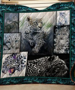 Leopard Quilt Bedding Set Bedroom Decor, Gifts for Family