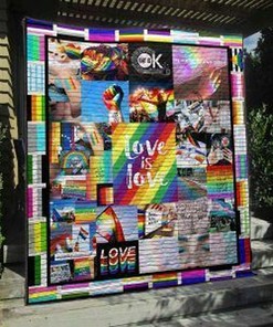 Lgbt Quilt Bedding Set Bedroom Decor, Gifts for Family
