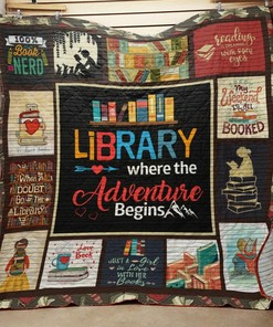 Librarian Quilt Bedding Set Bedroom Decor, Gifts for Family