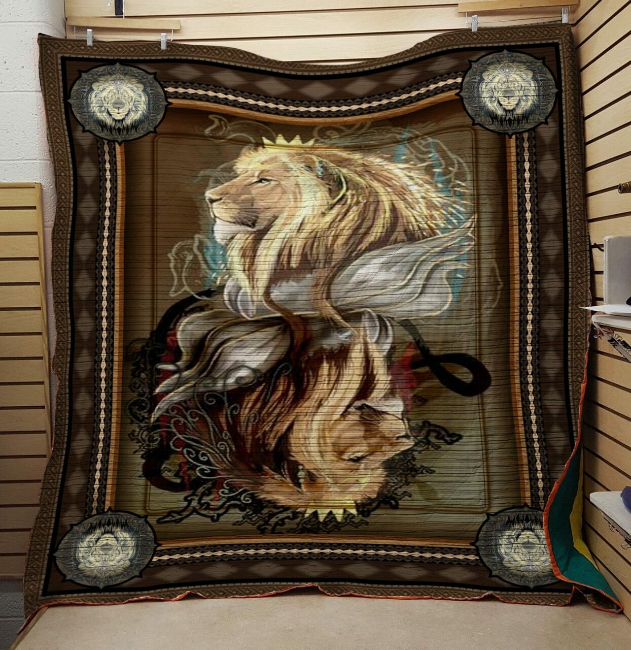 Lion 9 Quilt Bedding Set Bedroom Decor, Gifts for Family